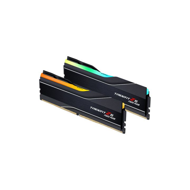 RAM памет G.SKILL 32GB(2x16GB) DDR5 PC5-48000 6000MHz CL32 Trident Z5 Neo RGB Black AMD EXPO - F5-6000J3238F16GX2-TZ5NR
