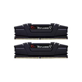 RAM памет G.SKILL 32GB(2x16GB) DDR4 PC4-28800 3600MHz CL18 Ripjaws V Black - F4-3600C18D-32GVK