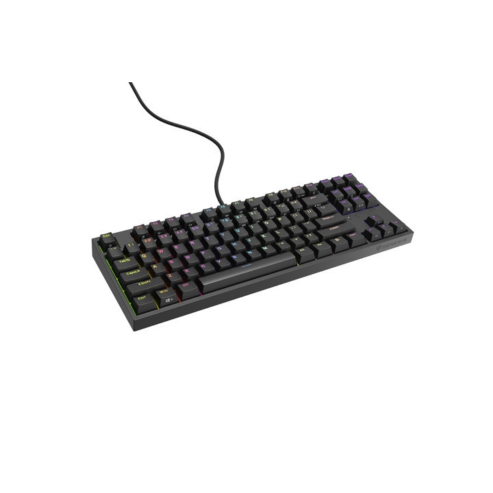 Механична геймърска клавиатура Genesis Thor 404 TKL Black RGB Backlight US Layout Yellow Switch - NKG-2069