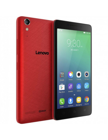 Смартфон Lenovo A6010 16GB DS, червен