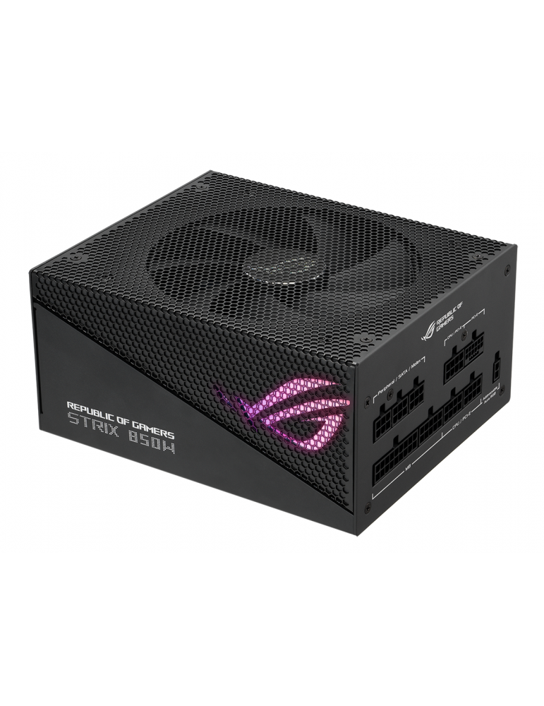 Захранване Asus ROG Strix 850W 80  Gold Aura Edition, ATX 3.0, PCIe 5.0 Ready - ROG-STRIX-850G-AURA-GAMING
