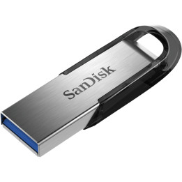 Флаш памет SanDisk 256GB Ultra Flair, USB 3.0, Сребрист - SD-USB-CZ73-256G-G46