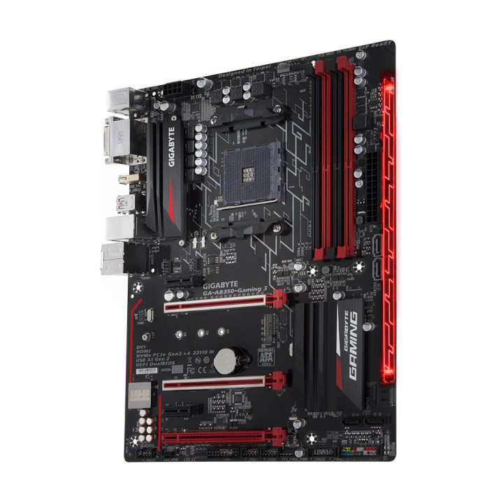 Дънна платка Gigabyte AB350-GAMING 3, сокет AM4