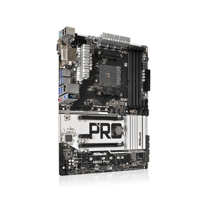 Дънна платка Asrock AB350 PRO4, сокет AM4