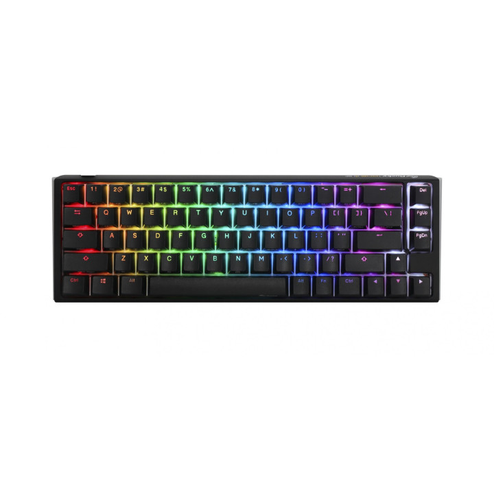 Геймърскa механична клавиатура Ducky One 3 Classic SF 65%, Hotswap Cherry MX Black, RGB, PBT Keycaps - DKON2167ST-AUSPDCLAWSC1