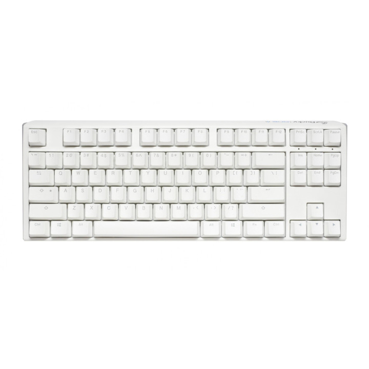 Геймърскa механична клавиатура Ducky One 3 Pure White TKL Hotswap Cherry MX Brown, RGB, PBT Keycaps - DKON2187ST-BUSPDPWWWSC1