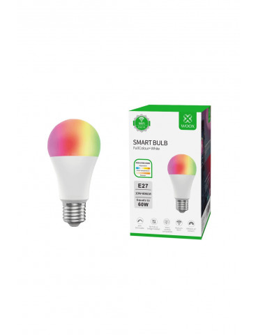 Смарт крушка Woox Light R9074 WiFi Smart E27 LED Bulb RGB White, 10W/60W, 806lm