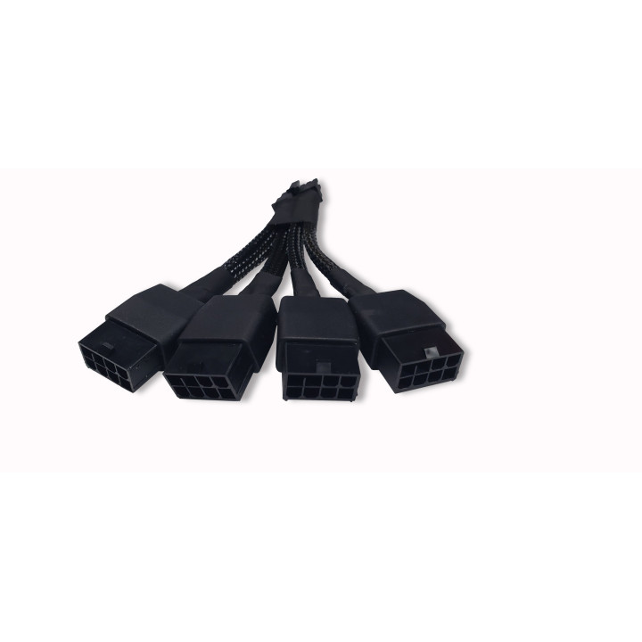 Преходник Makki Adapter 4xPCI-E 8pin to PCI-E Gen.5 12pin 12VHPWR - MAKKI-ADP-PCIE-G5-4X