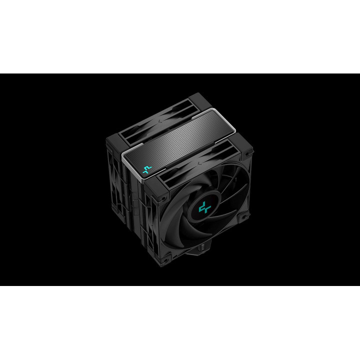 Охладител за процесор DeepCool AK400 Zero Dark Plus, Dual-Fan, LGA1700/AM5 - R-AK400-BKNNMD-G-1