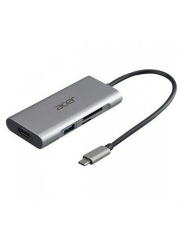 Докинг станция Acer 7in1 Type C dongle: 1 x HDMI, 3 x USB3.2, 1 x SD/TF, 1 x PD - HP.DSCAB.008