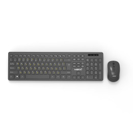 Безжичен комплект клавиатура и мишка Makki 2.4G BG low profile chocolate, БДС  - MAKKI-KB-KMX-C16