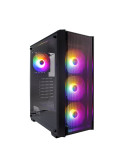 Кутия за компютър 1stPlayer Fire Dancing V4 RGB, ATX, с включени 4 вентилатора - V4-4F1