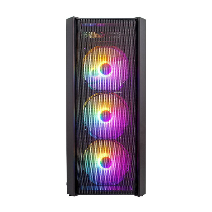Кутия за компютър 1stPlayer Fire Dancing V4 RGB, ATX, с включени 4 вентилатора - V4-4F1