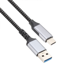 Кабел VCom USB 3.2 Gen2 Тype-C / USB AM, 10Gbps, Black - CU401M-1m