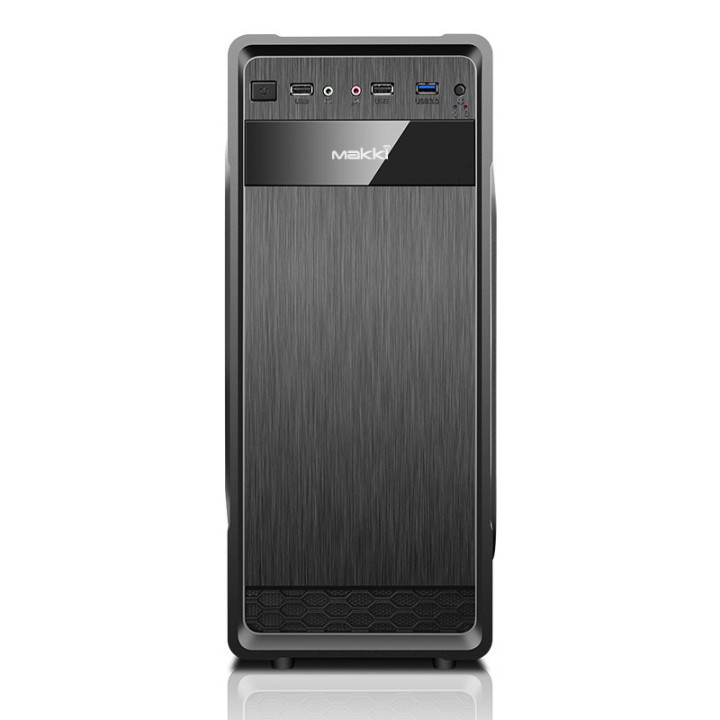 Кутия за компютър със захранване Makki 0636BB-U3, ATX, USB3.0, PSU 500W - MAKKI-0636BB-U3-500W