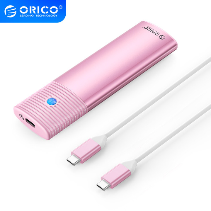 Външна кутия за диск Orico M.2 NVMe M/B key 10 Gbps Pink / розов - PWM2-G2-PK-EP
