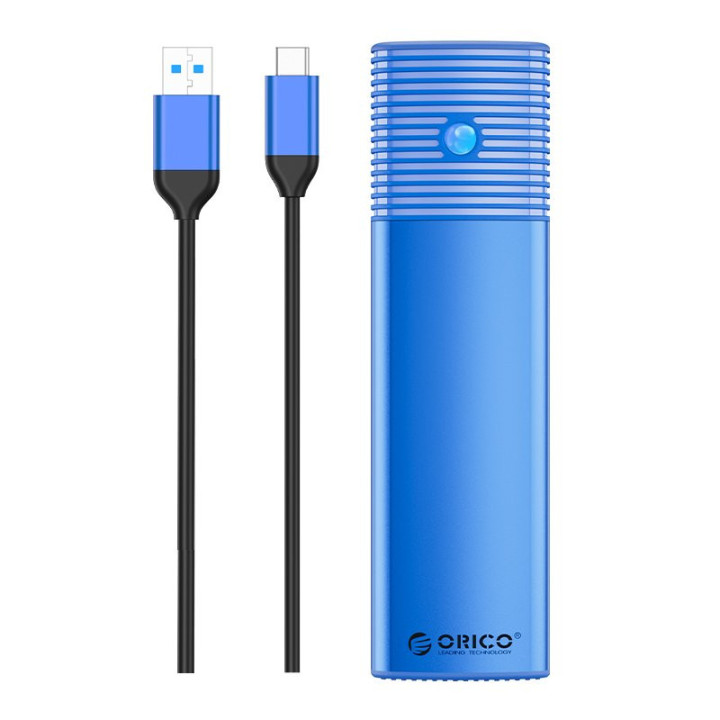 Външна кутия за диск Orico M.2 NGFF SATA M/B key Blue - PWM2-BL-EP
