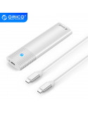 Външна кутия за диск Orico M.2 NVMe M/B key 10 Gbps White - PWM2-G2-WH-EP
