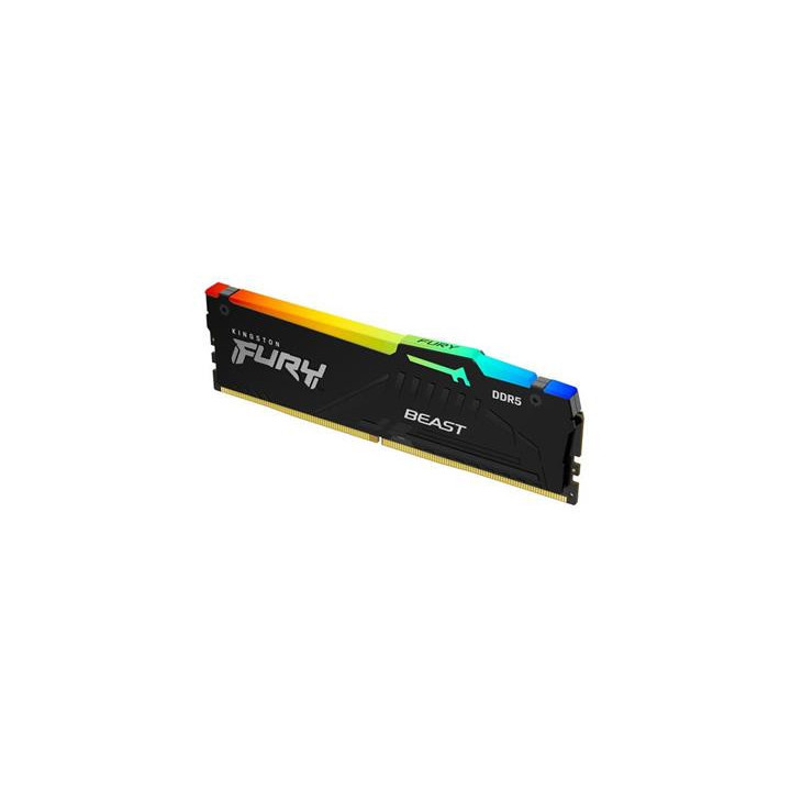 RAM памет Kingston 16GB DDR5 PC5-44800 5600MHz FURY Beast Black CL40 - KF556C36BBEA-16