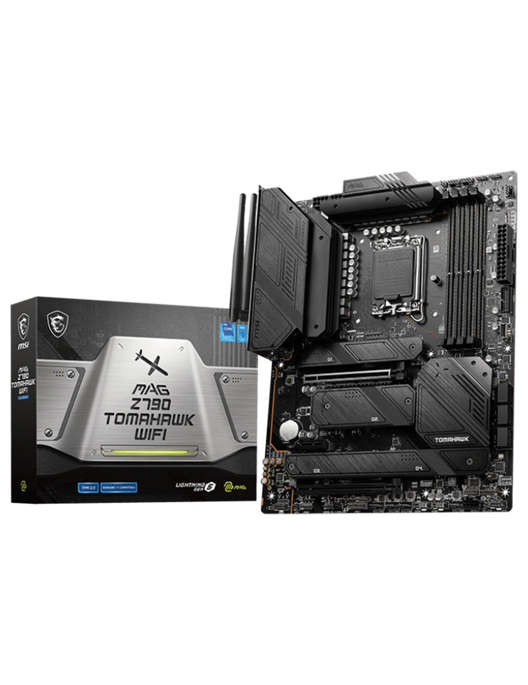 Дънна платка MSI MAG Z790 TOMAHAWK WIFI, ATX, LGALGA 1700, DDR5, 4x M.2 slots