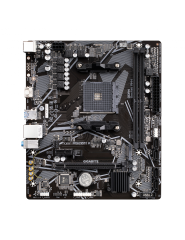Дънна платка Gigabyte A520M K, AM4, mATX, 2xDDR4, M.2 NVMe