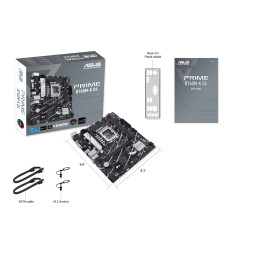Дънна платка Asus PRIME B760M-K D4, LGA 1700, mATX, 2xDDR4, 2xM.2 Gen4