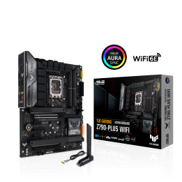 Дънна платка Asus TUF GAMING Z790-PLUS WIFI, LGA 1700, 4xDDR5, PCIe 5.0, ATX, Wi-Fi 6, AURA Sync RGB