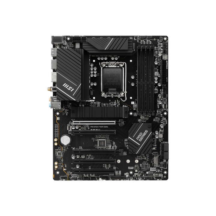 Дънна платка MSI PRO B760-P WIFI DDR4, LGA1700 - 911-7D98-001