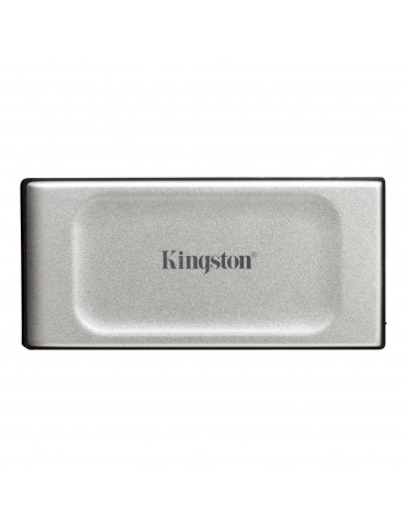 Външен SSD диск Kingston 4TB XS2000, USB 3.2 Gen2 Type-C, Сив - SXS2000/4000G