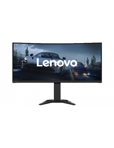 Монитор Lenovo G34W-30, 34.0" QHD 3440x1440, 170Hz OC, 0.5ms (MPRT), Черен - 66F1GAC1EU