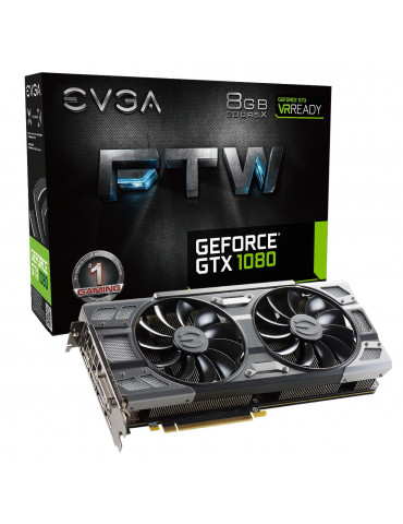 Видео карта EVGA GeForce GTX 1080 FTW GAMING ACX 3.0 8GB GDDR5
