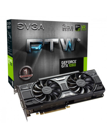 Видео карта EVGA GeForce GTX 1060 FTW GAMING 3GB GDDR5