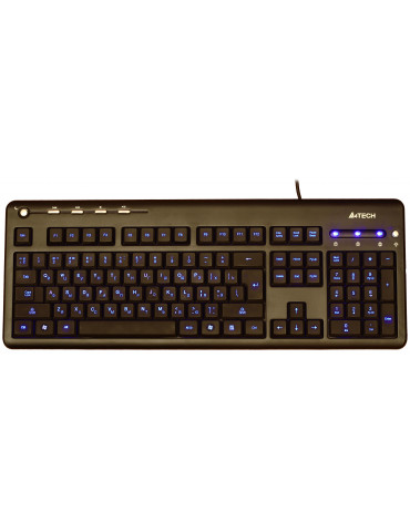 Геймърска клавиатура A4tech KD-126-1 със синя LED подсветка