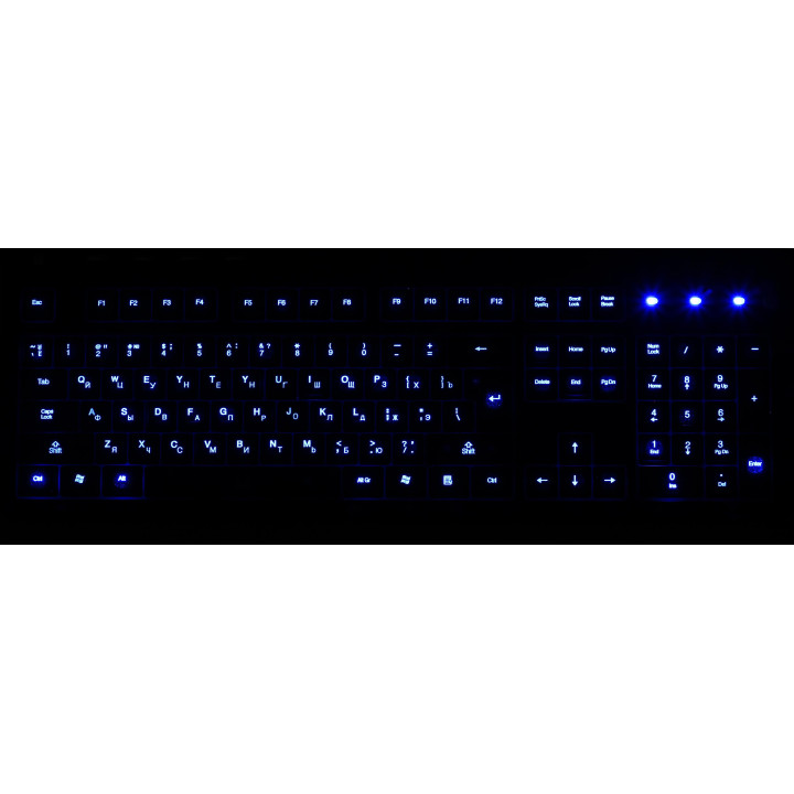 Геймърска клавиатура A4tech KD-126-1 със синя LED подсветка
