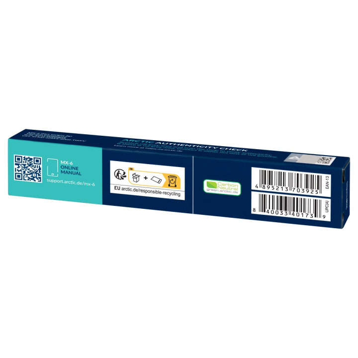 Термопаста Arctic MX-6 Thermal Compound 4gr - ACTCP00080A