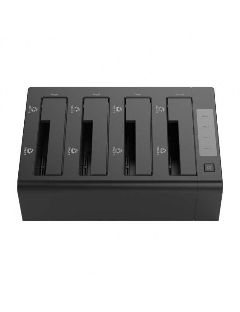 Докинг станция за дискове Orico  Storage / HDD / SSD Dock / Duplicator - 4x 2.5 and 3.5 inch USB3.0, black - 6648US3-C