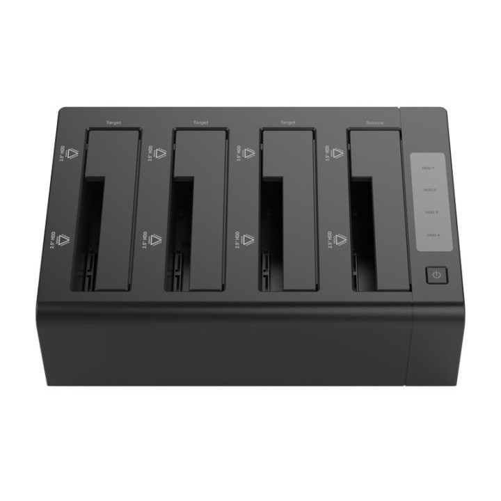 Докинг станция за дискове Orico  Storage / HDD / SSD Dock / Duplicator - 4x 2.5 and 3.5 inch USB3.0, black - 6648US3-C