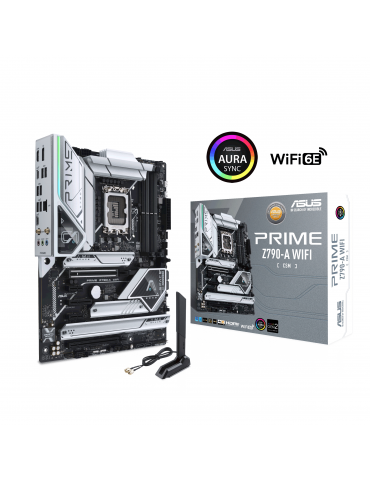 Дънна платка  Asus PRIME Z790-A WIFI, LGA 1700, ATX, DDR5, PCIe 5.0, Aura Sync RGB