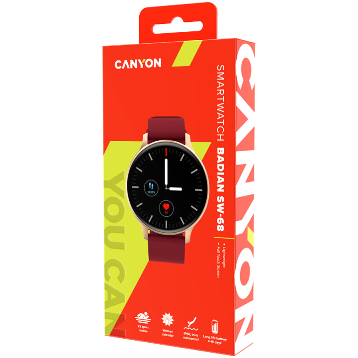 Смарт часовник Canyon CNS-SW68RR