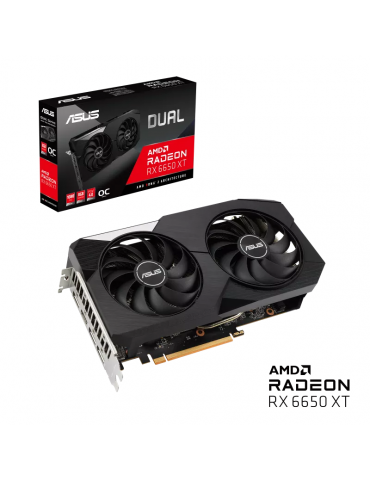 Видео карта Asus Dual Radeon RX 6650 XT OC Edition 8GB GDDR6 - DUAL-RX6650XT-08G