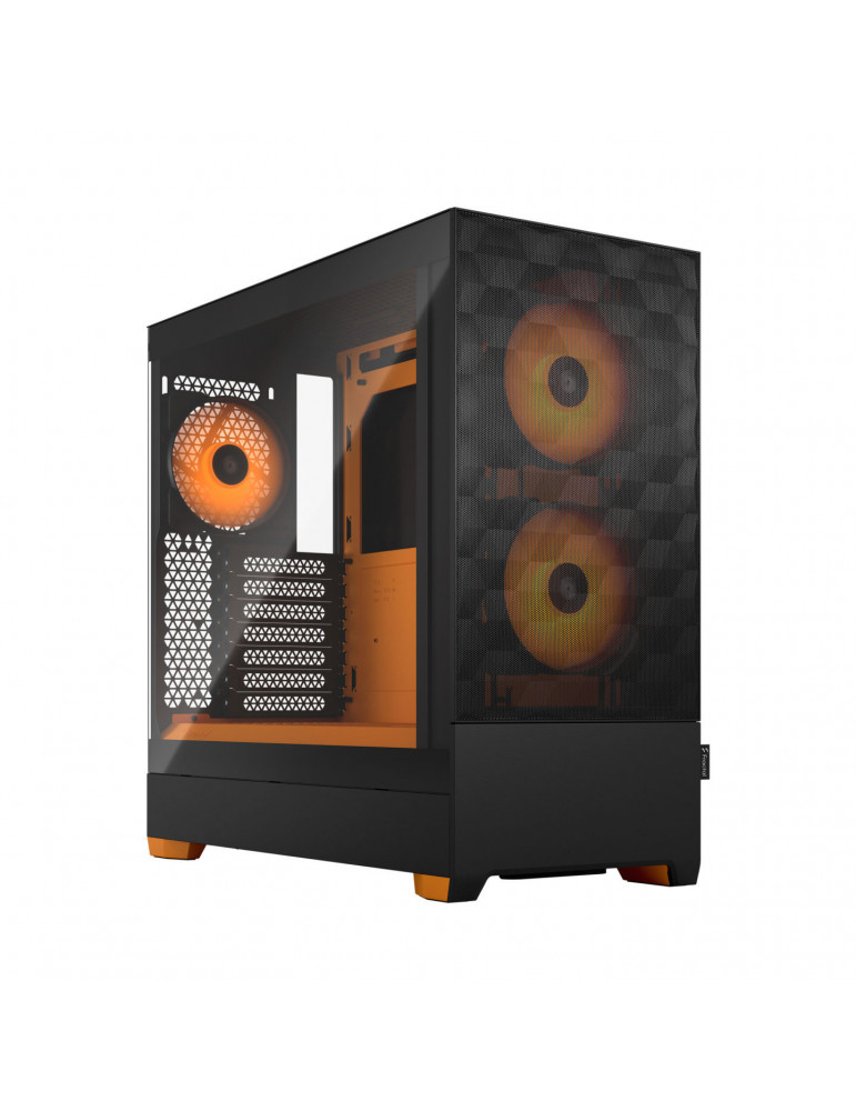 Кутия за компютър Fractal Design POP AIR RGB ORNG CORE TG CL - FD-C-POR1A-05