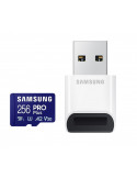 SD карта Samsung 256GB micro SD Card PRO Plus with USB Reader, UHS-I, Read 180MB/s - Write 130MB/s - MB-MD256SB/WW