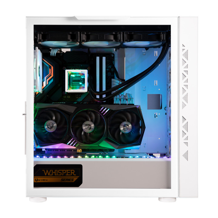 Кутия за компютър Bitfenix TRACERY ARGB WHITE - BFC-TRA-500-WWG-3W1A
