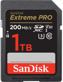 SD карта Sandisk 1TB Extreme PRO SDHC, UHS-1, Class 10, U3, 140 MB/s  - SDSDXXD-1T00-GN4IN
