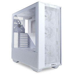Кутия за компютър Lian Li LANCOOL III Mid-Tower, Tempered Glass, бял - GELI-908