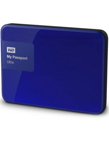 Външен хард диск 3TB Western Digital My Passport Ultra, син (2.5”, USB 3.0)