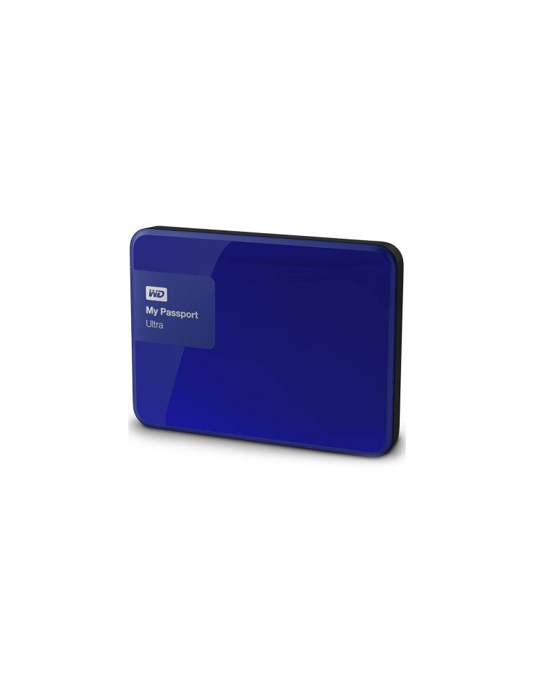 Външен хард диск 3TB Western Digital My Passport Ultra, син (2.5”, USB 3.0)