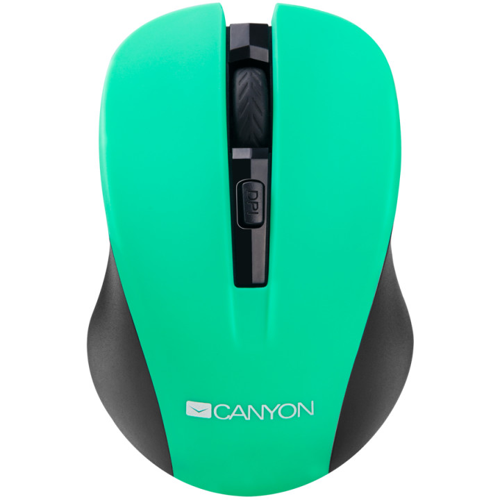 Безжична мишка Canyon CNE-CMSW1, зелена