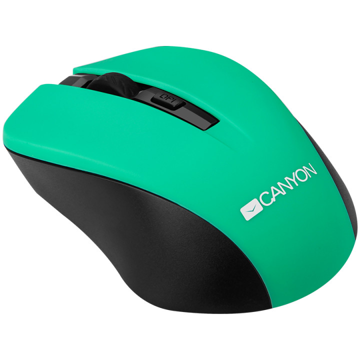 Безжична мишка Canyon CNE-CMSW1, зелена
