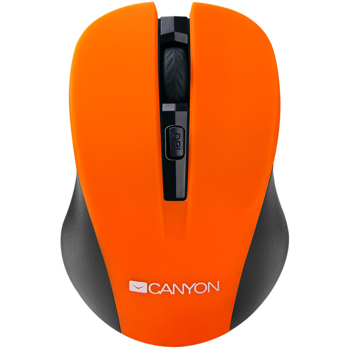 Безжична мишка Canyon CNE-CMSW1, оранжева